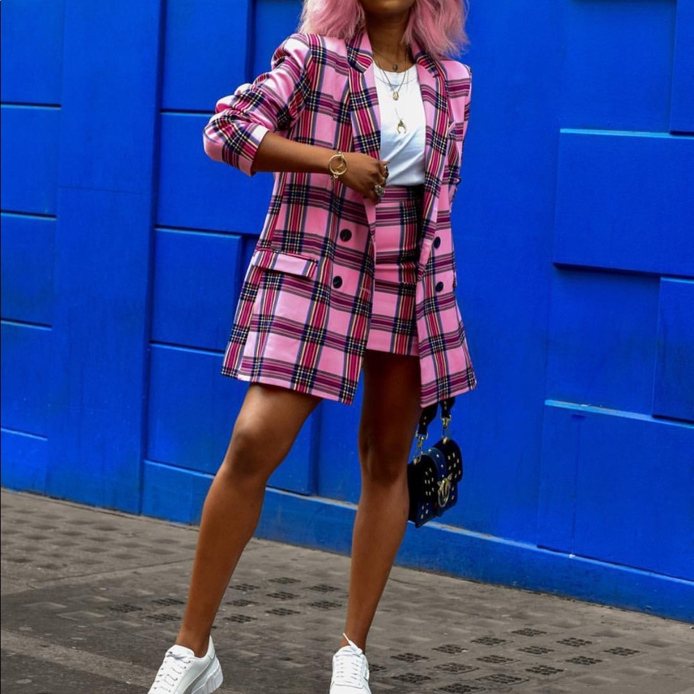 Plaid suit